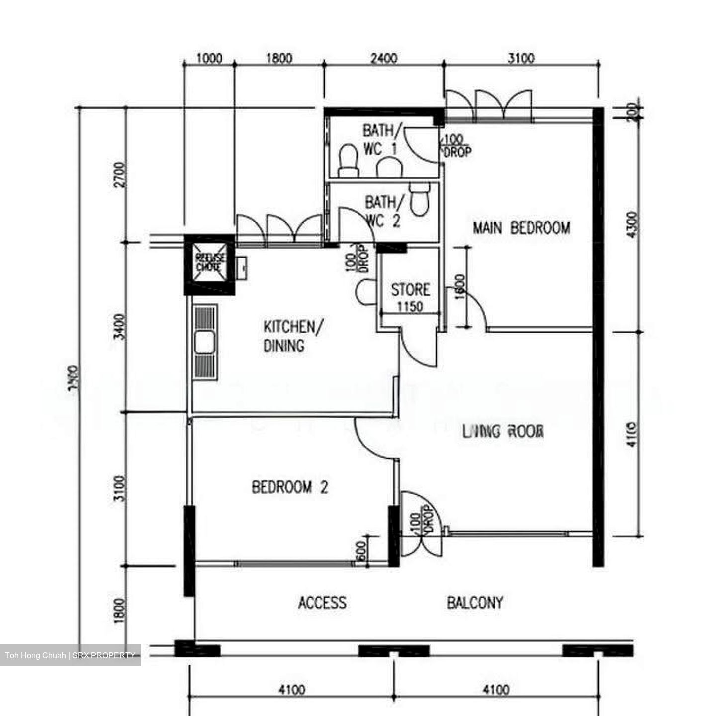 Blk 305 Ubi Avenue 1 (Geylang), HDB 3 Rooms #608137631